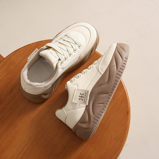 Color Block Height Increasing Sneakers – Lace-Up Low Top - MANDOTOS INTERNATIONALFootWear