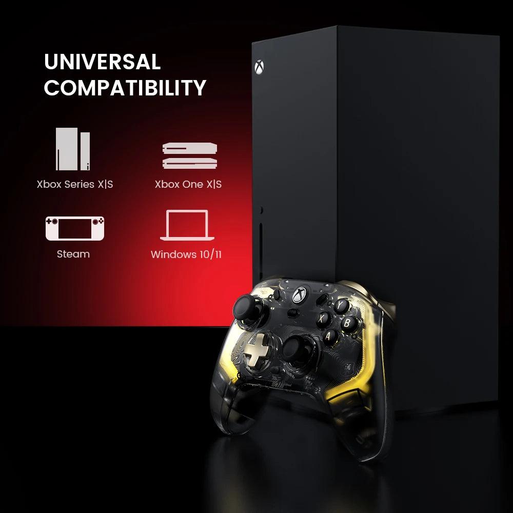 GameSir Kaleid Flux Xbox Controller Wired Gamepad for Xbox Series X, Xbox Series S, Xbox One game console Hall Effect Joystick - MANDOTOS