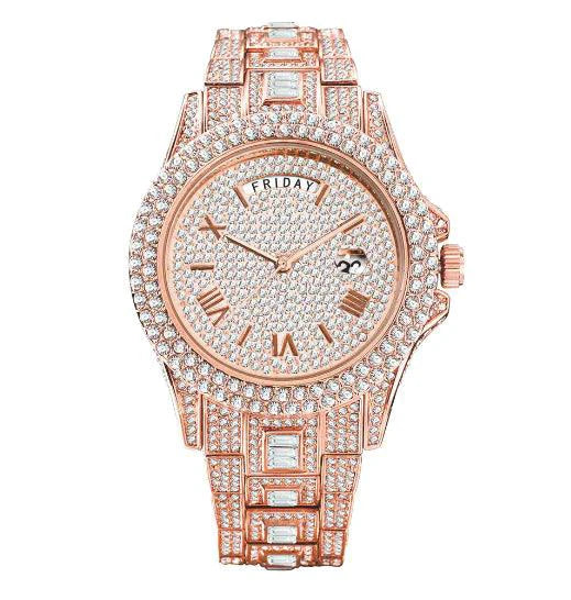 Gentlemen's Gold Luxe Watch - MANDOTOS