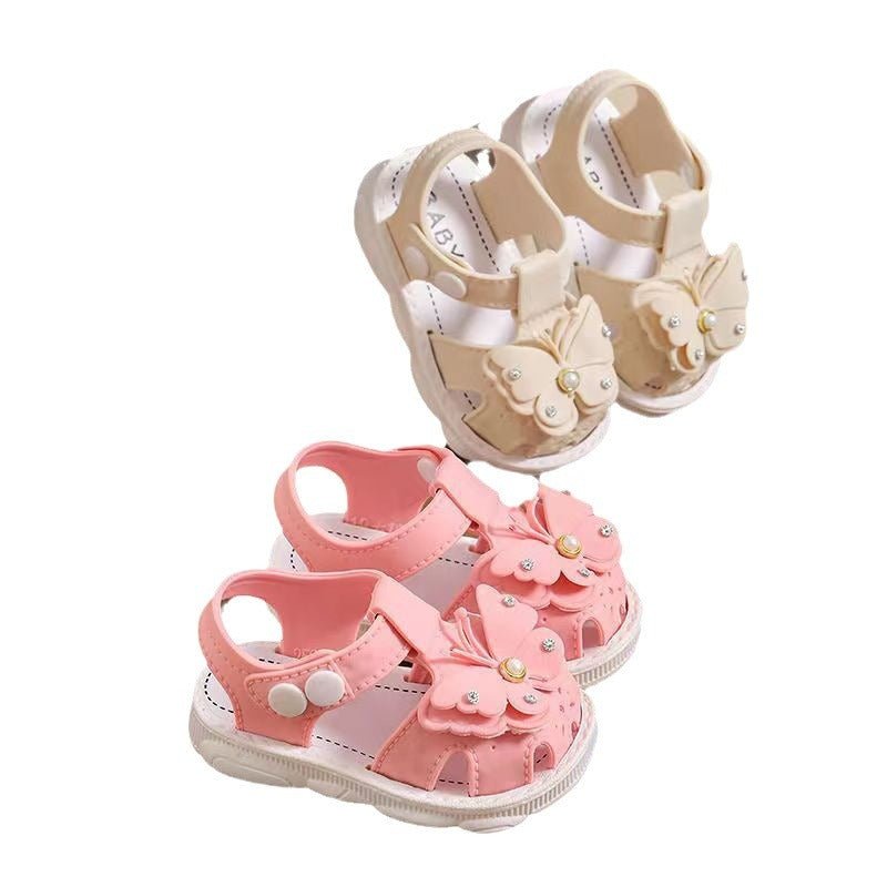 Girls' Sandals 2023 Summer New Children's Non-slip Soft Sole Infant Little Girl Baby Princess Beach Shoes - MANDOTOS INTERNATIONAL
