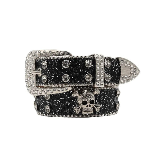 Glitzy Skull Fashion Belt - MANDOTOS
