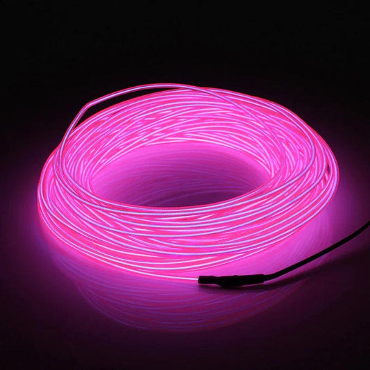 Glowing EL Wire Neon Tube Strings for Decor with Controller - MANDOTOS