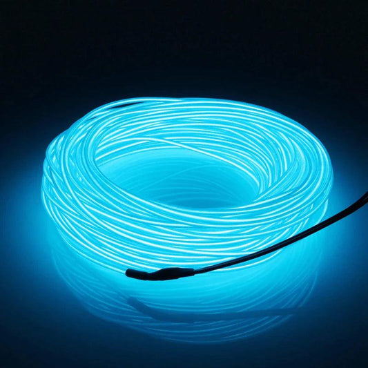 Glowing EL Wire Neon Tube Strings for Decor with Controller - MANDOTOS