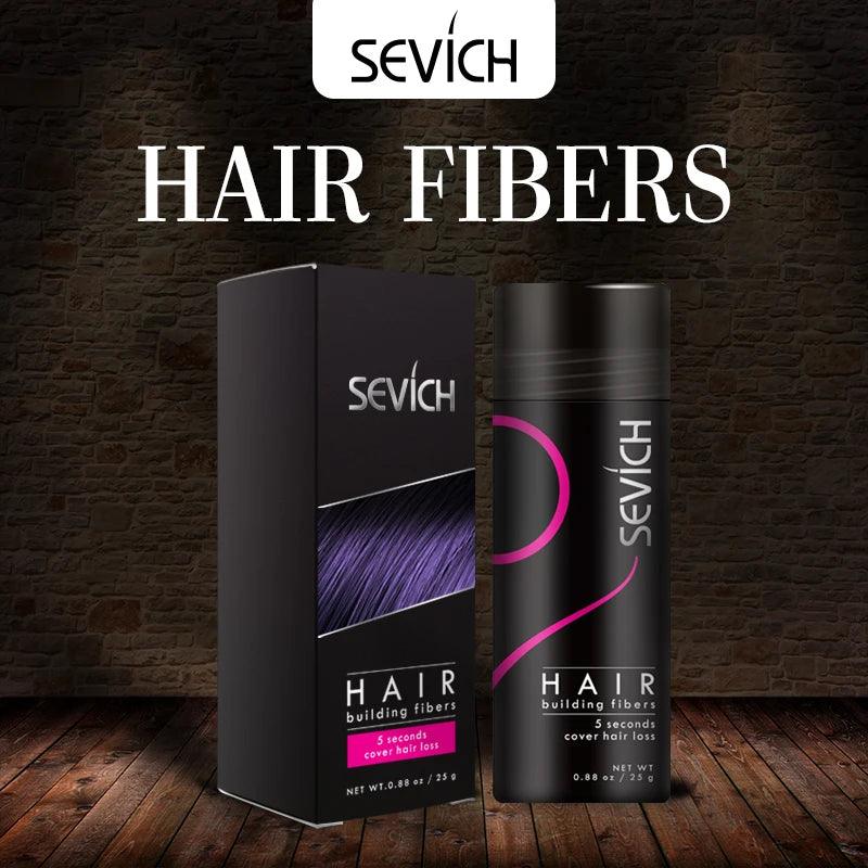 Hair Building Fibers Keratin Thicker Anti Hair Loss Products Concealer Refill Thickening Hair Fiber Powders Growth sevich 25g - MANDOTOS