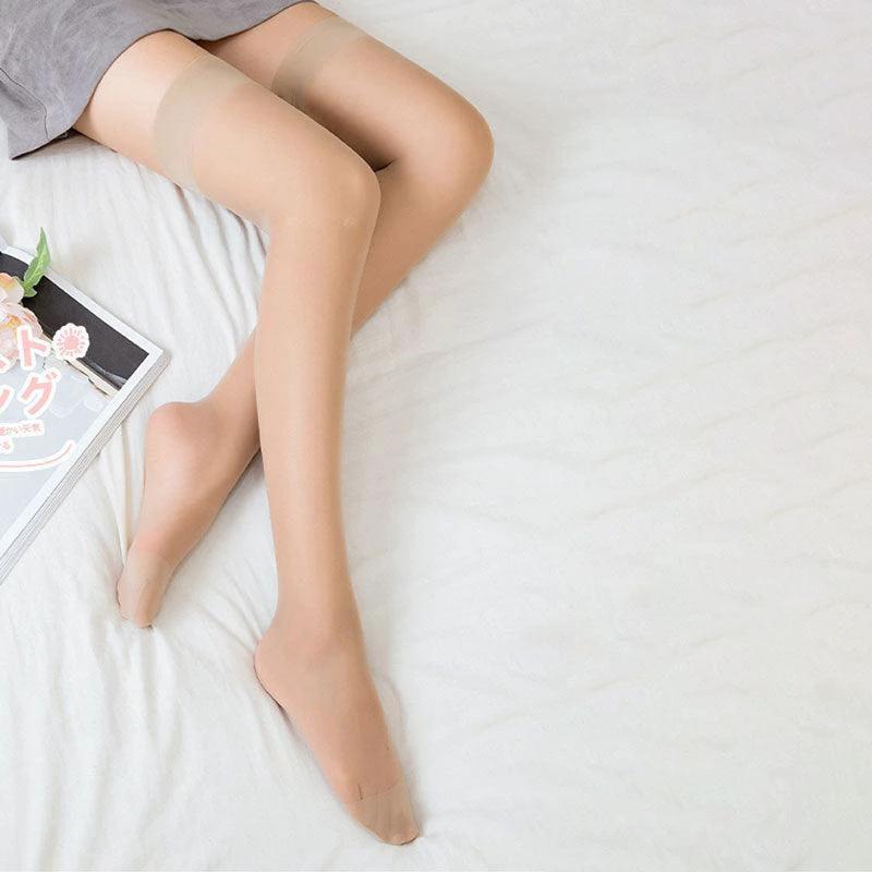 Women's Sheer Thigh High Socks - Summer Hosiery - MANDOTOS