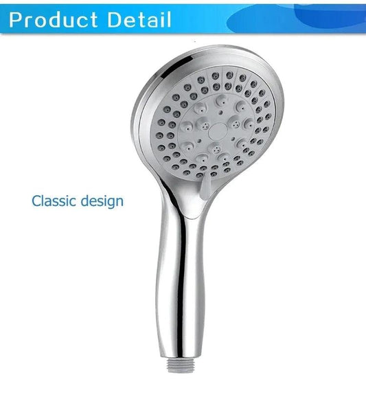 High-Pressure 5-Mode Handheld Shower with Hose - MANDOTOS