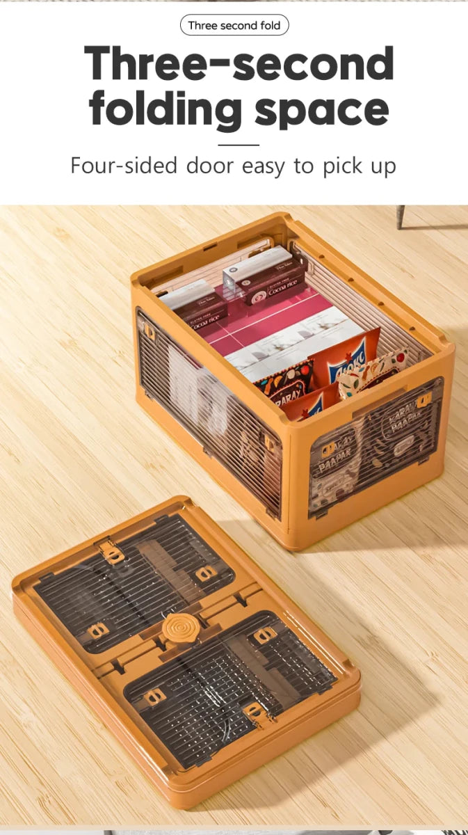 5-Door Folding Storage Box for Home, Students, Pets, Camping & Car Backup - MANDOTOS INTERNATIONAL