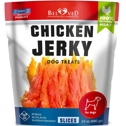 Human-Grade Chicken Jerky for Dogs - 1.5 lb Organic Treats - MANDOTOS