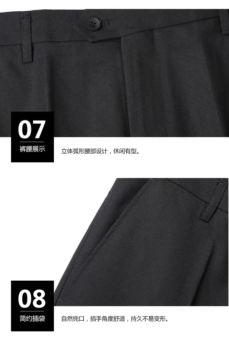 Italian Style Slim Fit 8XL Business Suit Set - Wedding Groom Best Man Outfit - MANDOTOS INTERNATIONAL