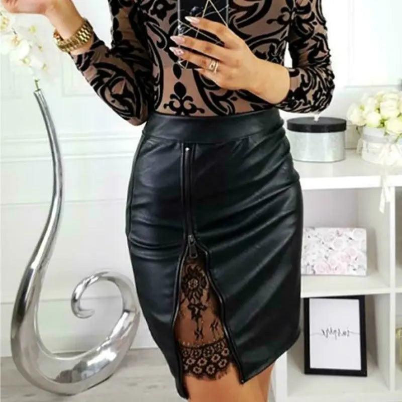 Chic Lace Mini Skirts - MANDOTOS