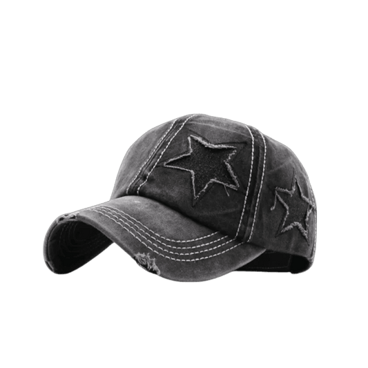 Star Denim Baseball Cap - MANDOTOS