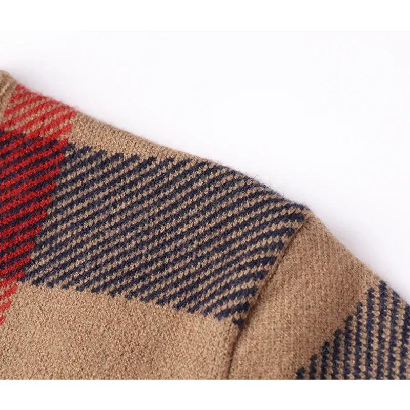 Knitwear Casual Crew Neck Top Bottoming Men's Sweater - MANDOTOS