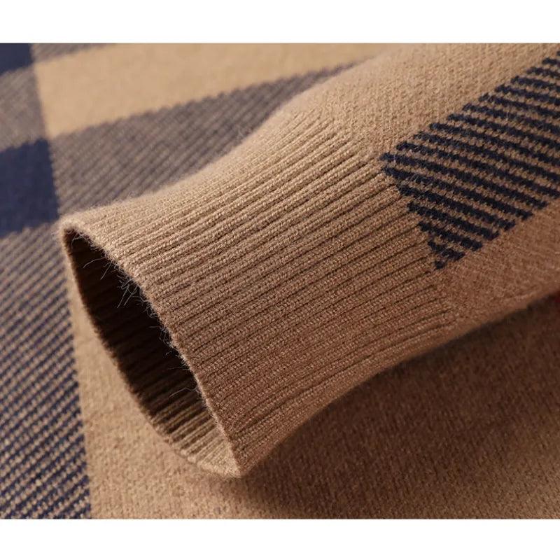 Knitwear Casual Crew Neck Top Bottoming Men's Sweater - MANDOTOS