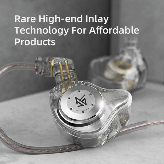 KZ EDX Pro Earphones Dynamic In Ear Monitor HiFi Wired Headphones Bass Stereo Game Music Earplugs Noice Cancelling Headset - MANDOTOS