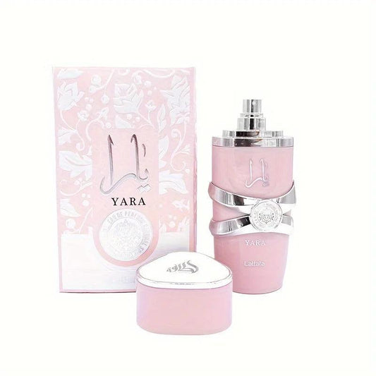 LATTAFA Eau de Toilette for Women, Yara Eau de Toilette, Long Lasting Imported Eau de Toilette 3.40 FL OZ/100 ml, Packaging 1 Pi - MANDOTOS