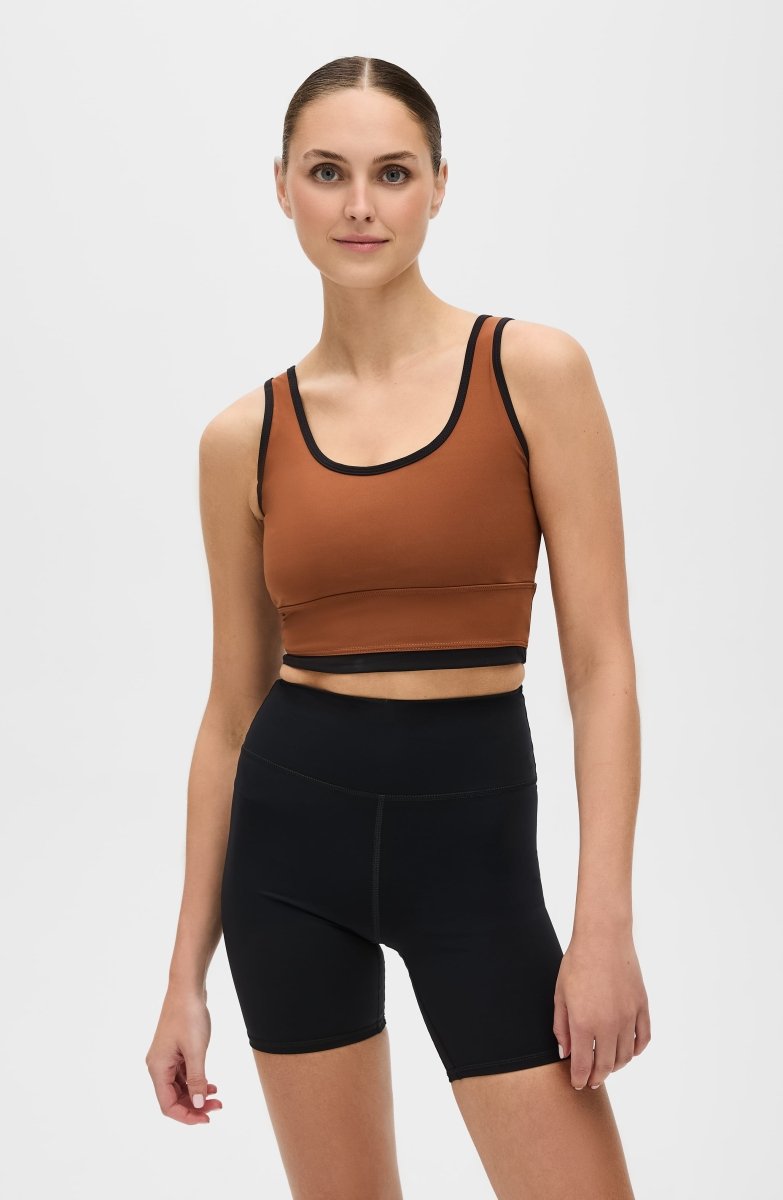 Lisse Bra Chestnut/Black - MANDOTOS INTERNATIONALTOPS