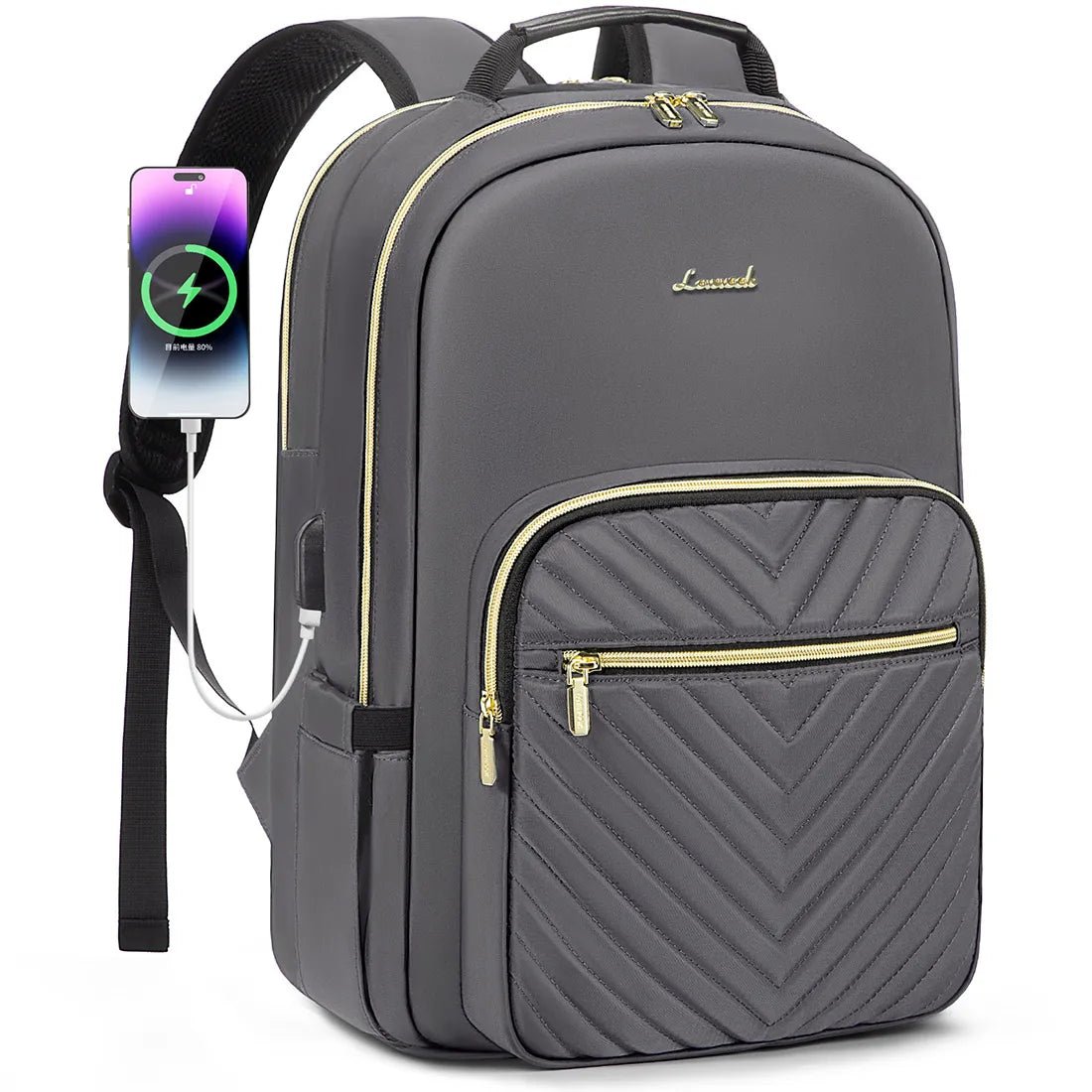 Stylish Waterproof Laptop Backpack for Women Girls - LOVEVOOK College School Bag - MANDOTOS INTERNATIONAL