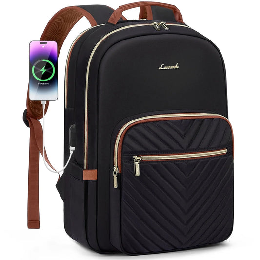 Stylish Waterproof Laptop Backpack for Women Girls - LOVEVOOK College School Bag - MANDOTOS INTERNATIONAL