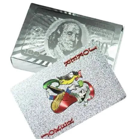 Luxe Golden Silver Poker Cards - MANDOTOS