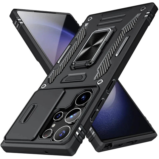 Samsung Galaxy S23 Ultra Case - Ultimate Camera Shield & Versatile Ring Stand - MANDOTOS