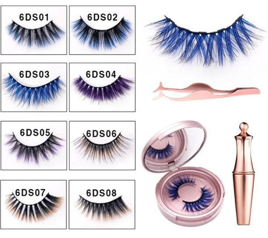 Glamour Lash Co. Magnetic False Eyelashes Set – Effortless Glam for Stunning Eyes - MANDOTOS