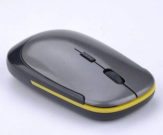 Mandotos wireless mouse for laptops, compact design with ergonomic shape and black finish, ideal for computer use