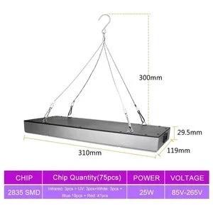 Mandotos LED plant supplement light for growing seedlings in greenhouses, energy-efficient grow light for healthy plant development