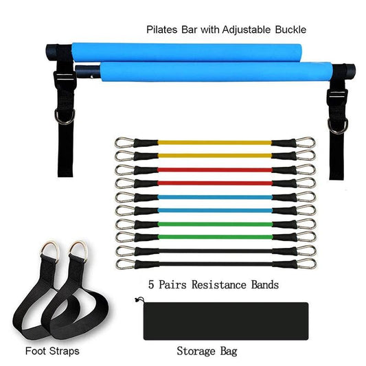 Portable Pilates Bar for Versatile Resistance Training | Elevate Your Fitness Journey! - MANDOTOS