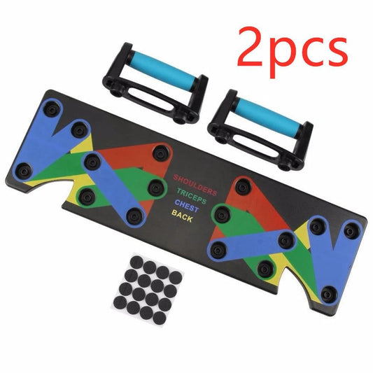 Push Up Rack Edge 9 in 1 Body Building Exercise Fitness Tools Women Men Push-Up Display Shelves and Raisers For GYM Training Body drop shipping Mandotos