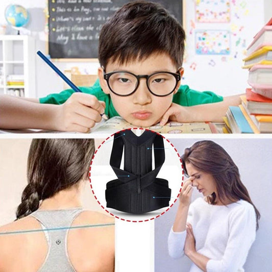 Mandotos Spine Bending Posture Corrector worn around shoulders and back to improve posture and spinal alignment.