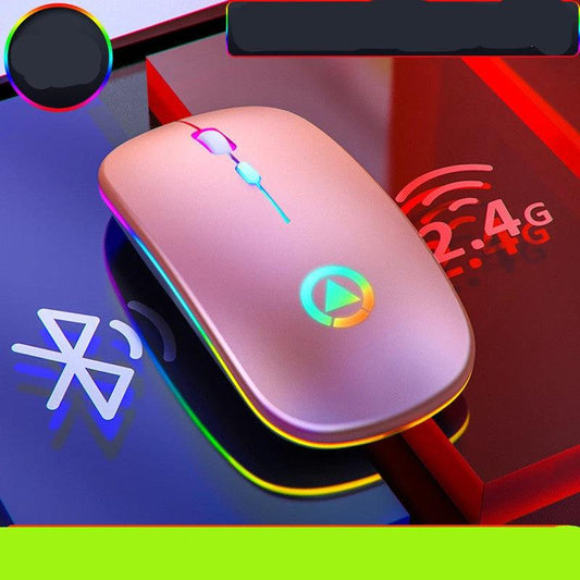 Mandotos wireless charging Bluetooth mouse with sleek design and ergonomic shape for comfortable use and easy connectivity.