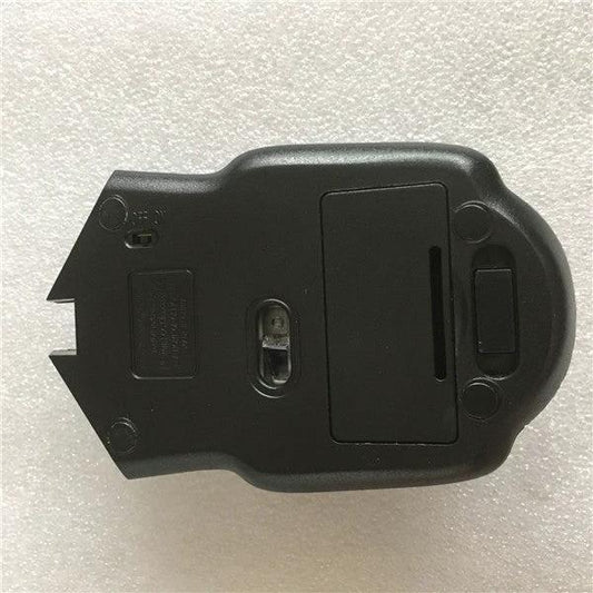 Wireless MANDOTOS mouse with ergonomic design, featuring a sleek black finish and easy-to-use buttons.