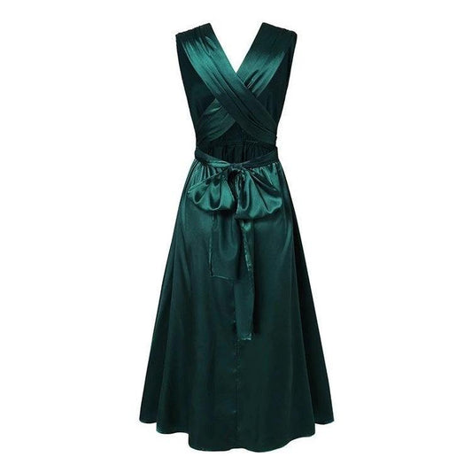Wrap Hips Women Dresses Long Sleeve Female Robe Bodycon Neck MANDOTOS
