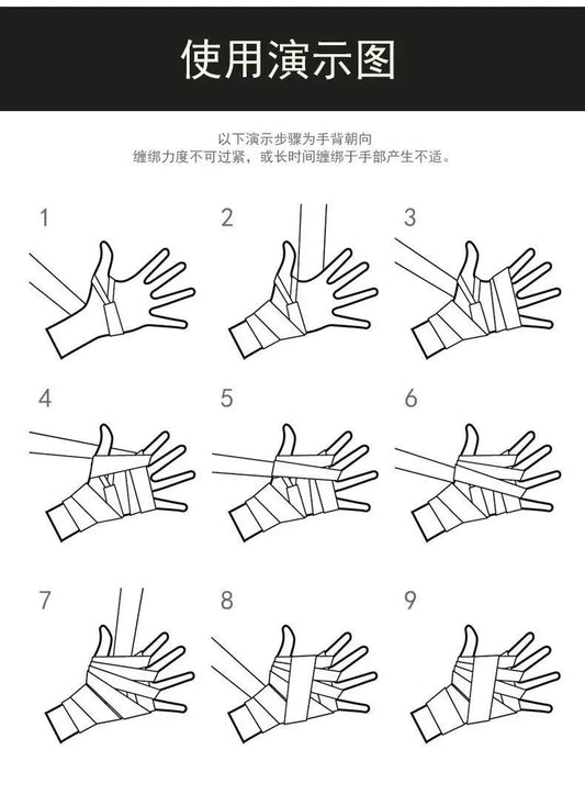 2PCS 1.5/2/3/5M Boxing Training Bandages Cotton Sports Bandages Sanda Kick Boxing Mma Hand Gloves Wraps Belt Boxing Sports Strap - MANDOTOS