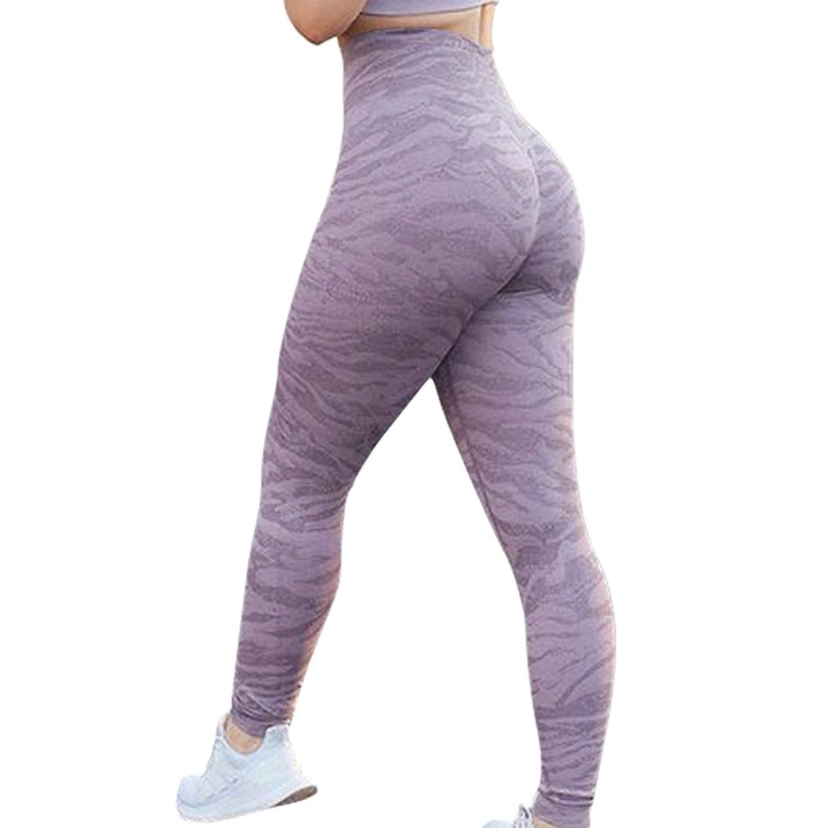 Mandotos women's butt leggings with push-up design, gym tights for workout, fitness, and yoga, featuring a supportive fit and sleek look.