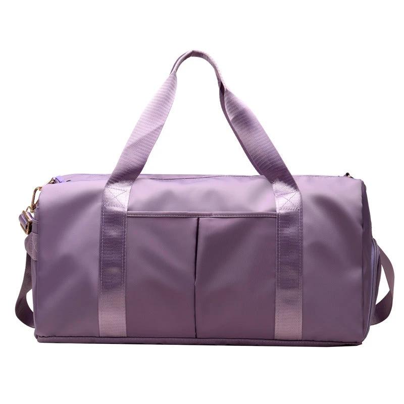 Mandotos waterproof fitness sports travel duffel bag with shoulder strap, suitable for gym, swim, and travel for women and men.