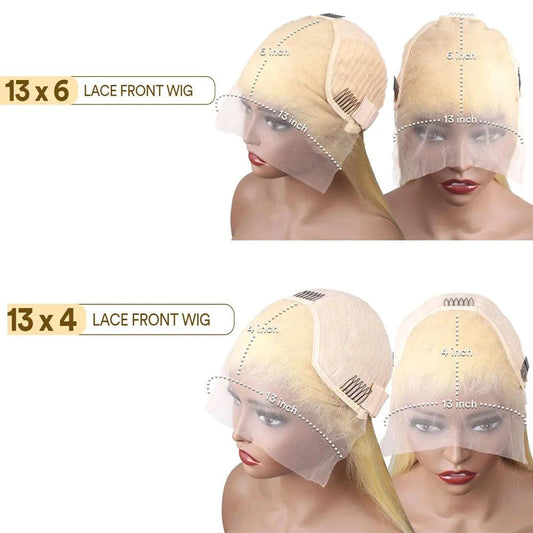 613 hd Lace Frontal Wig 13x6 Lace Frontal Wig Human Hair for Women Blonde Human Hair Wig 13x4 Body Wave Lace Front Wigs on Sale - MANDOTOS