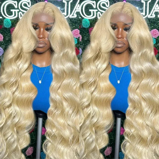 613 hd Lace Frontal Wig 13x6 Lace Frontal Wig Human Hair for Women Blonde Human Hair Wig 13x4 Body Wave Lace Front Wigs on Sale - MANDOTOS