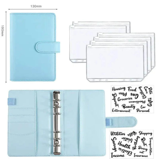 A6 Deluxe Leather Finance Organizer - MANDOTOS