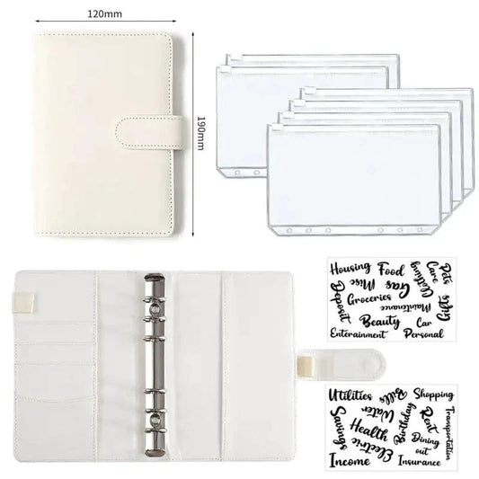 A6 Deluxe Leather Finance Organizer - MANDOTOS