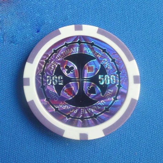 ABS Plastic High-End Two-Color Chips Poker Baccarat Game Coins - MANDOTOS