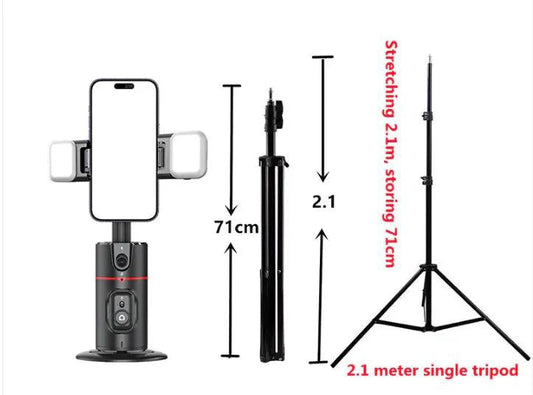 AI 360° Facial Track Stabilizer - MANDOTOS