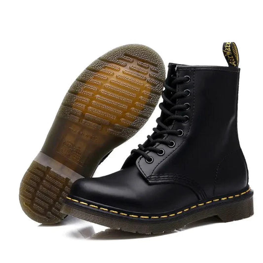 All-Season Leather Boots - MANDOTOS