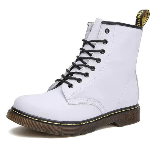 All-Season Leather Boots - MANDOTOS