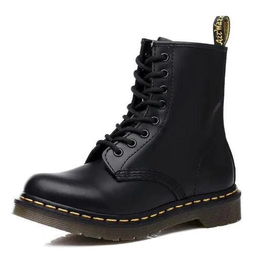 All-Season Leather Boots - MANDOTOS