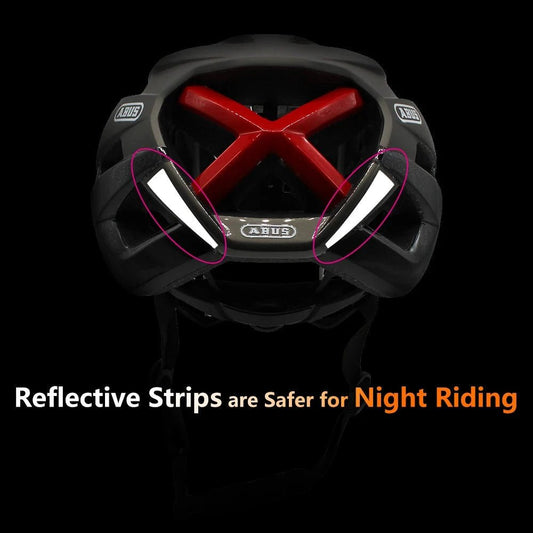 Mandotos men's reflective bicycle helmet for road racing, cycling, cyclocross, and time-trial riding, with safety features and aerodynamic design.