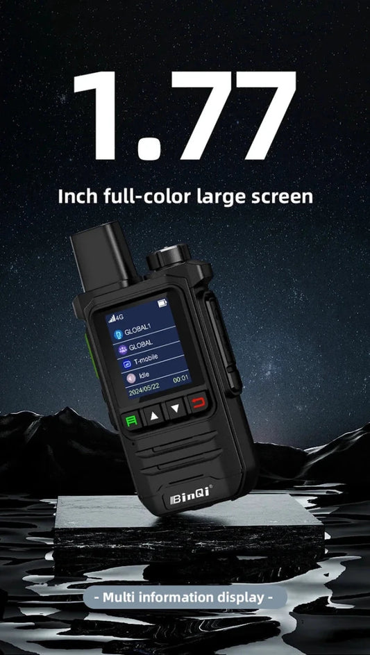 BINQI-K6 4G POC Walkie Talkie - 5000km Global Range - MANDOTOS