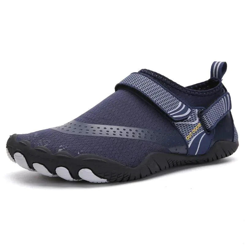 Mandotos breathable double buckle unisex water shoes with slip-on design, ideal for water activities and beach outings.