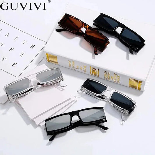 Chic Retro Rectangle Shades - MANDOTOS