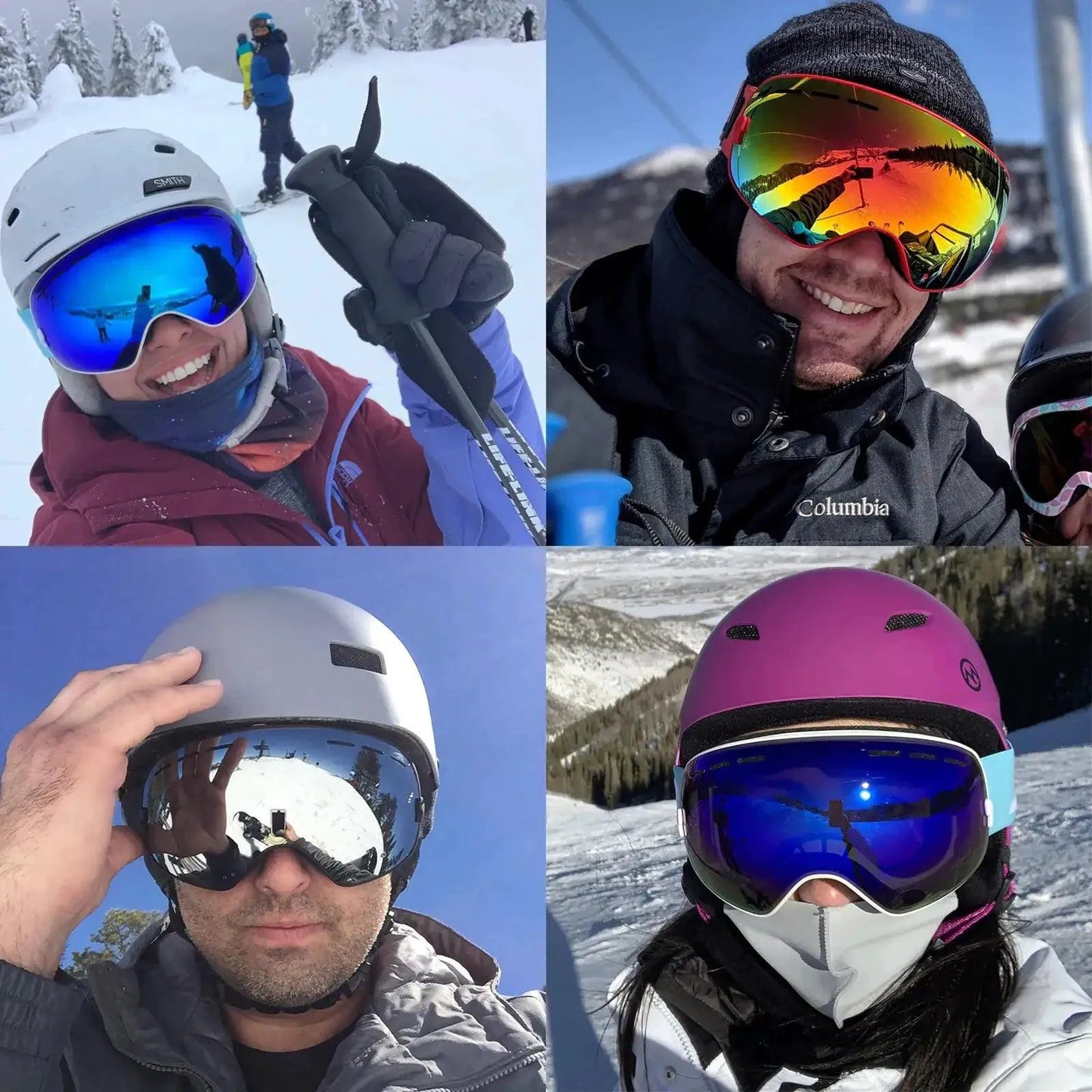 ClearView Anti-Fog Ski Goggles - MANDOTOS